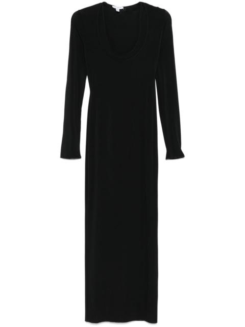 Alaïa layered bodycon midi dress
