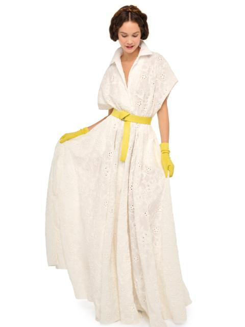 NORMA KAMALI OVERSIZED SLEEVELESS NK FLARED GOWN