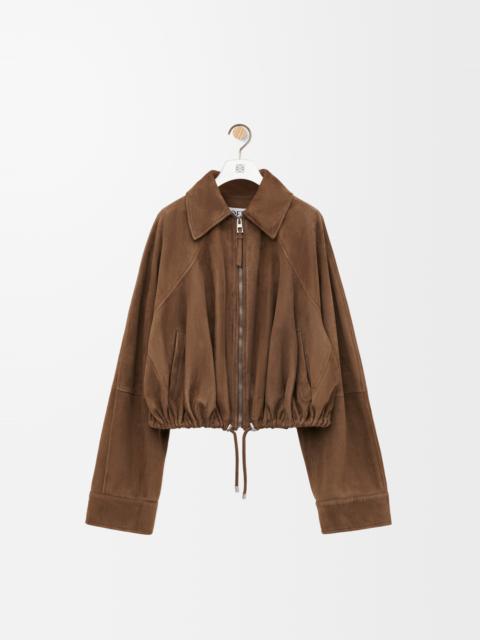 Loewe Balloon jacket in suede lambskin