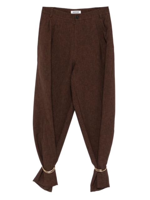 DARKPARK ring-cuff trousers