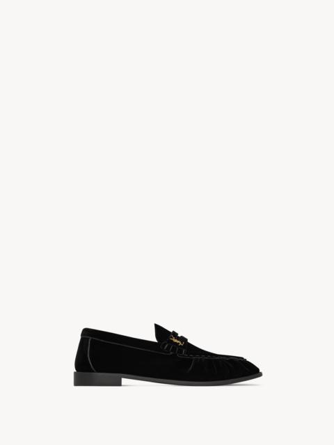 SAINT LAURENT LE LOAFER SUPPLE IN VELVET