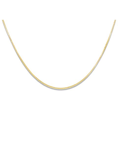 STONE AND STRAND Gold Diamond Cut Box Chain