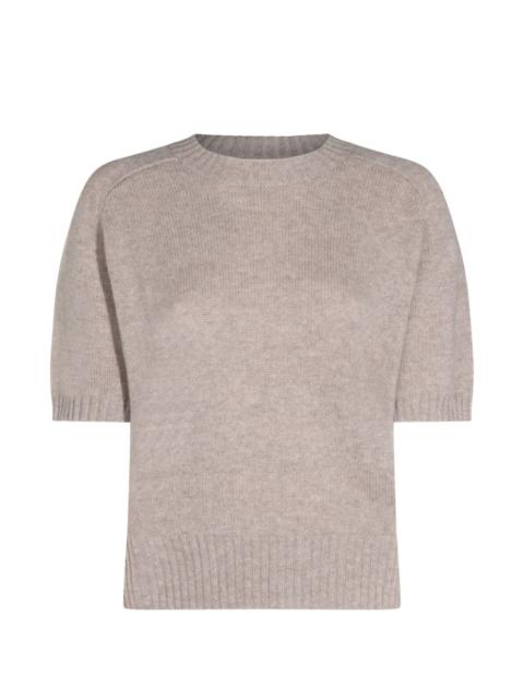 Allude short-sleeve cashmere top