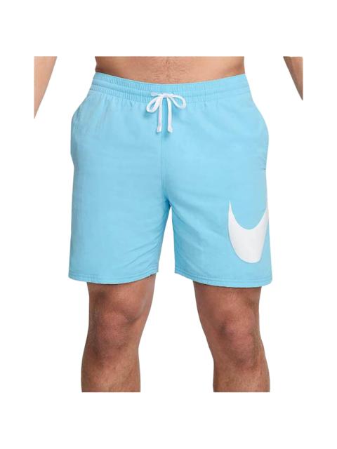 Nike Swim GFX 7" Volleyball Shorts "Aquarius Blue" NESSE506 486