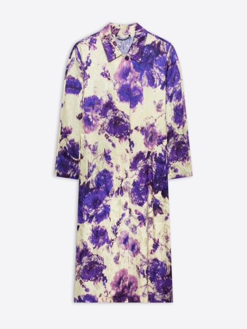 Dries Van Noten BELTED FLORAL COAT