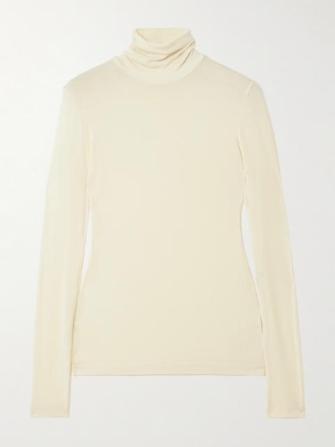 AGOLDE Pascale Stretch-lyocell Turtleneck Top