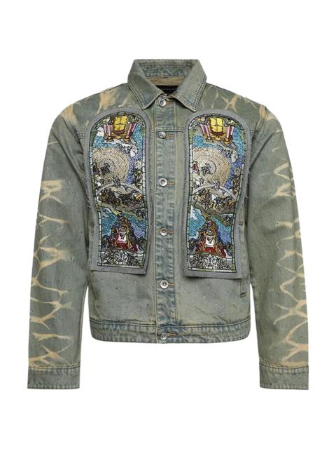 WHO DECIDES WAR Unfurled Denim Jacket "Blue" 1131210009SS24