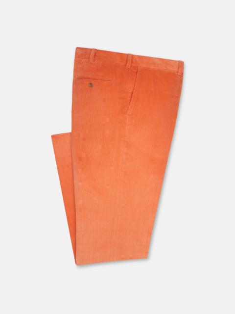 J. PRESS MADE-IN-USA ORANGE WIDE WALE CORDUROY PANT