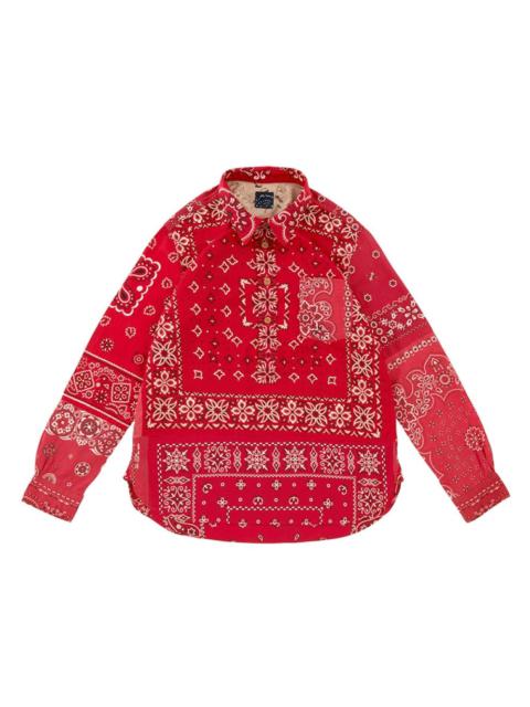 visvim 1910 SHIRT P.O. (VT BANDANA) W RED