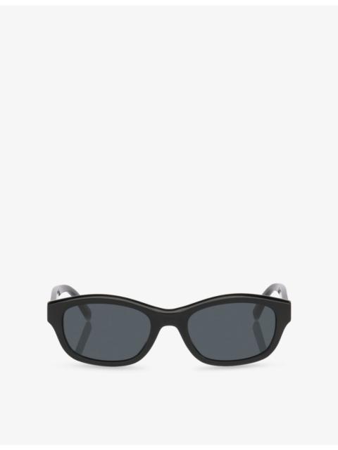 SAINT LAURENT SL M172 Rectangle-Frame Acetate Sunglasses