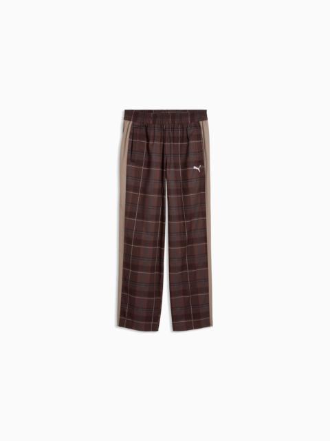 PUMA T7 Men's Relaxed Tartan T7 Track Pants
