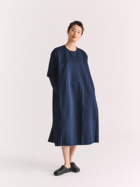 CASEY/CASEY PYJ ROUCH DRESS - TWILL - NAVY