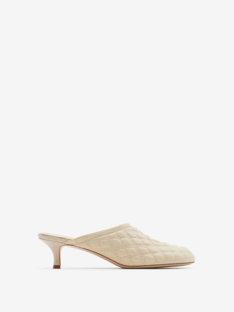 Burberry EKD Leather Baby Mules