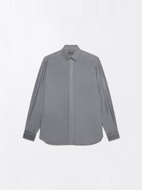 TOM FORD WASHED HABOTAI CLASSIC FIT SHIRT