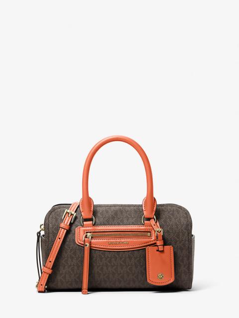 MICHAEL KORS Jet Set Travel Extra-Small Signature Logo Duffel Crossbody Bag