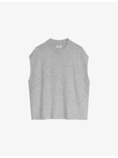 Zadig & Voltaire Larcy Relaxed-Fit Wool And Cashmere-Blend Jumper