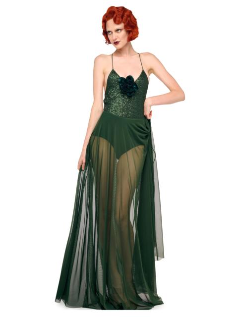 NORMA KAMALI FLARED SKIRT TO FLOOR