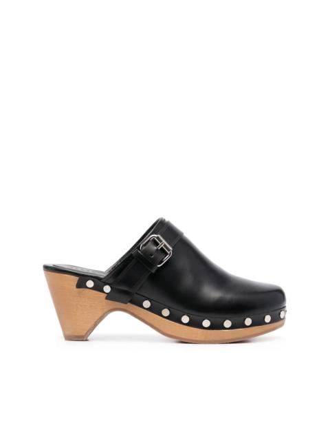 Isabel Marant stud-decorated mid-heel mules