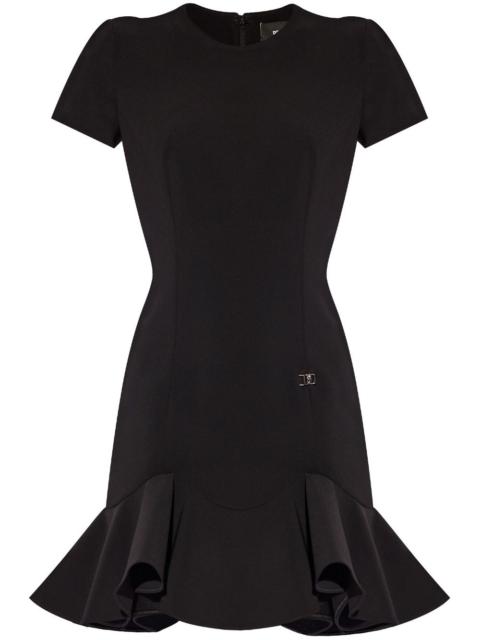 DSQUARED2 ruffled-hem mini dress