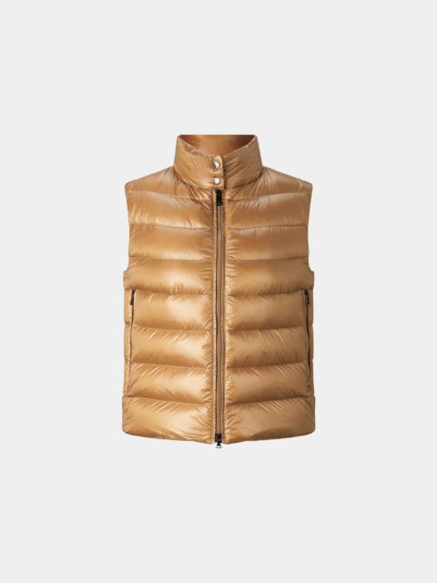 BOGNER Milly Lightweight Down Vest in Camel