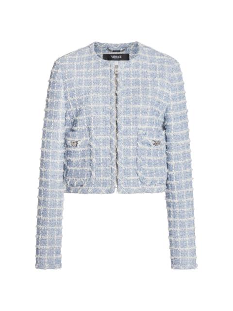 VERSACE Tweed Jacket blue