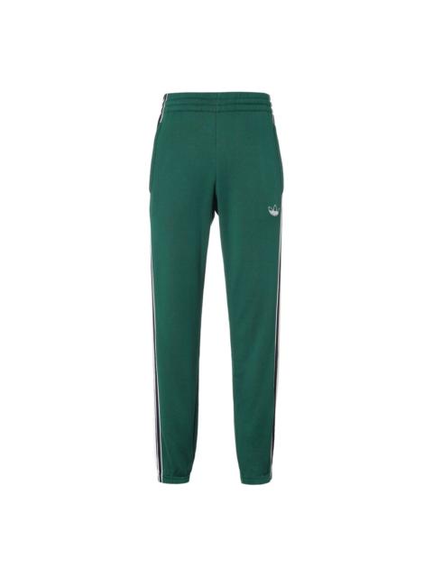 adidas originals 3-Stripes Panel Sweat Pants 'Collegiate Green/Legend Ink' EJ7112