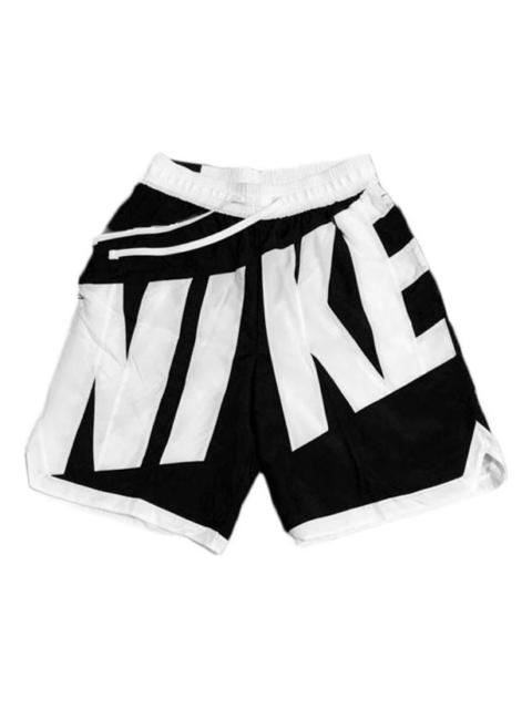 Nike Nike Retro Large Logo Sports Quick Dry Shorts Black White AT3166-010