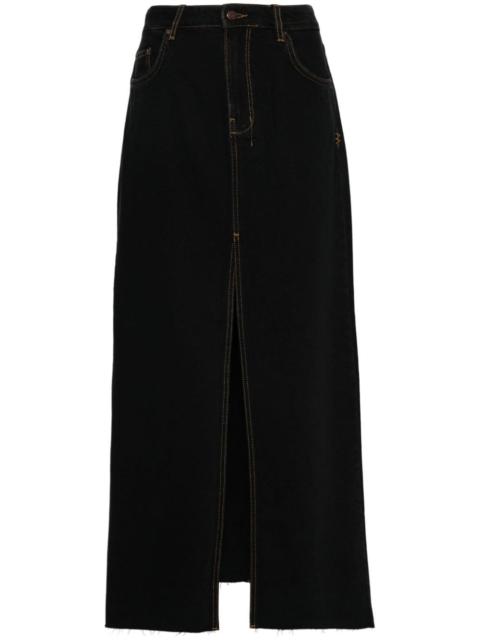 Kara Maxi denim skirt