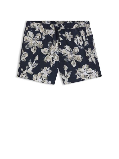 BOSS QUICK-DRY SWIM SHORTS WITH ALL-OVER PRINT