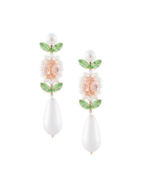 Simone Rocha faux pearl crystal earrings