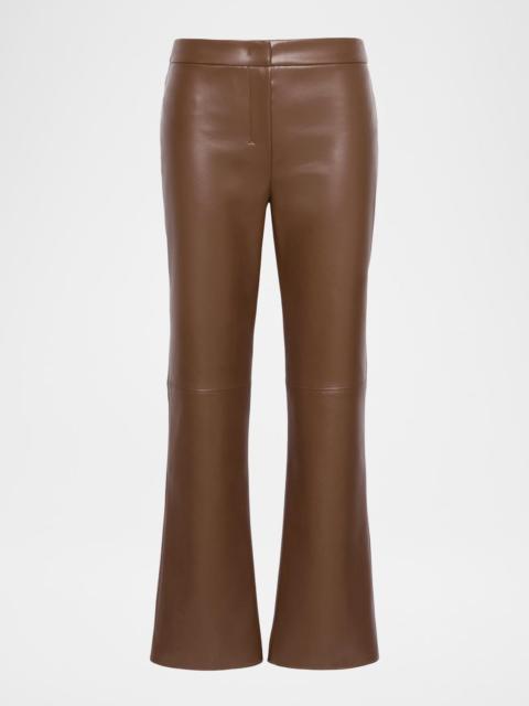 Max Mara Sublime Flare-Leg Coated Jersey Trousers