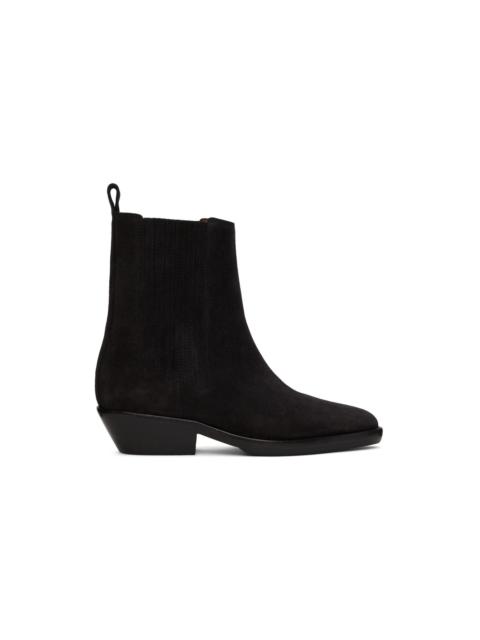 Isabel Marant Black Delena Ankle Boots