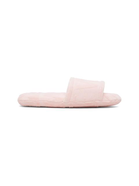 VERSACE Pink 'Versace Allover' Slippers