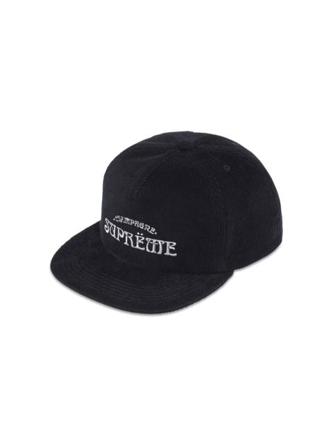 Supreme Champagne Corduroy 5-Panel 'Black'