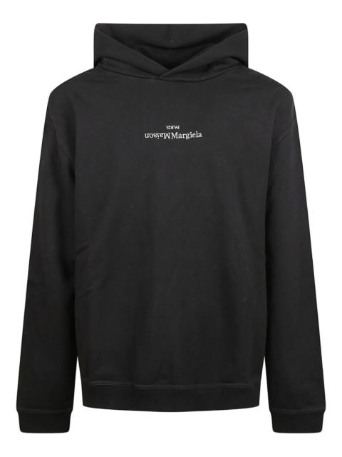 Maison Margiela logo-embroidered hoodie