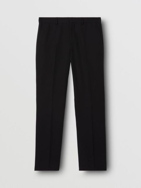 Burberry Grain De Poudre Wool Tailored Trousers
