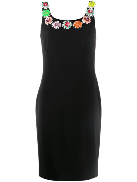 Moschino embroidered floral dress