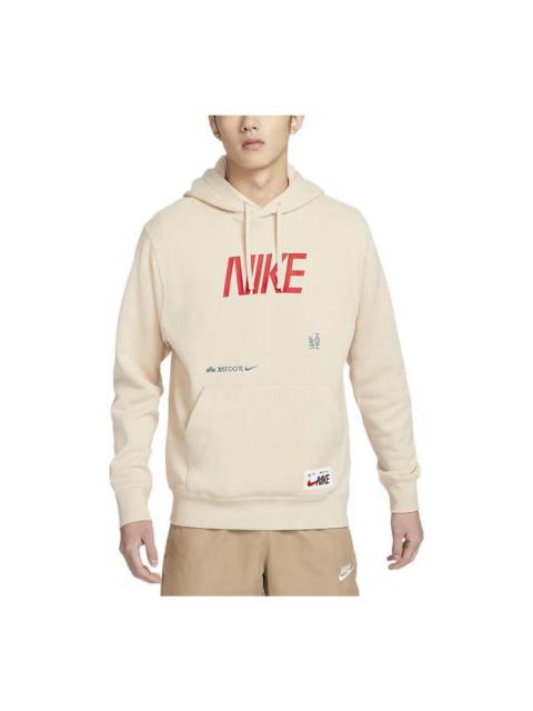 Nike Nike Sportswear NSW hoodie 'Beige Red' FD4058-126