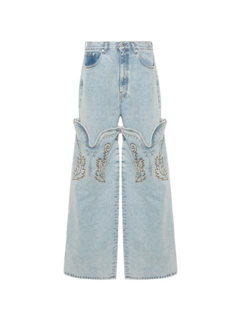 Y/Project Evergreen Maxi Cowboy Cuff Jeans