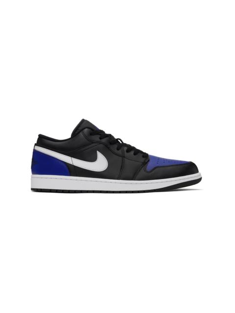 Jordan Navy & Black Air Jordan 1 Low Sneakers
