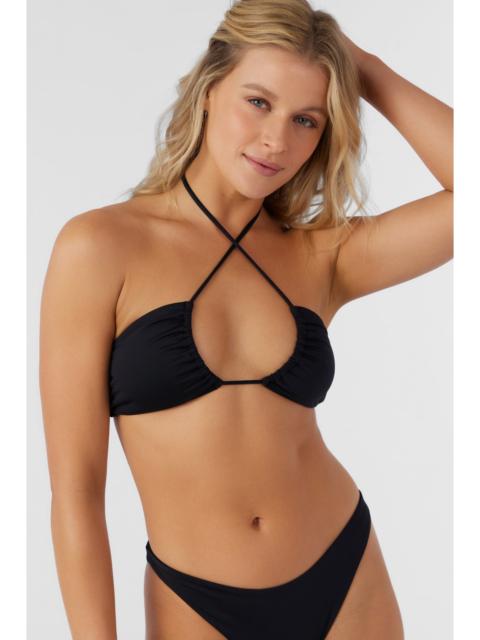 O'Neill Saltwater Solids Embry Multi-Way Tri Top