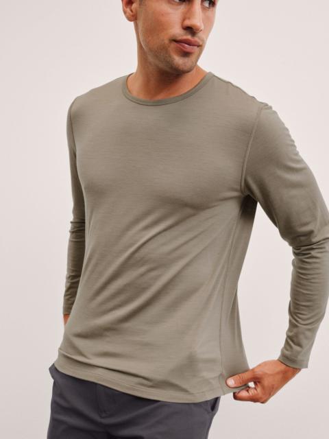 BEYOND YOGA Merino Wool Men's Long Sleeve Crew