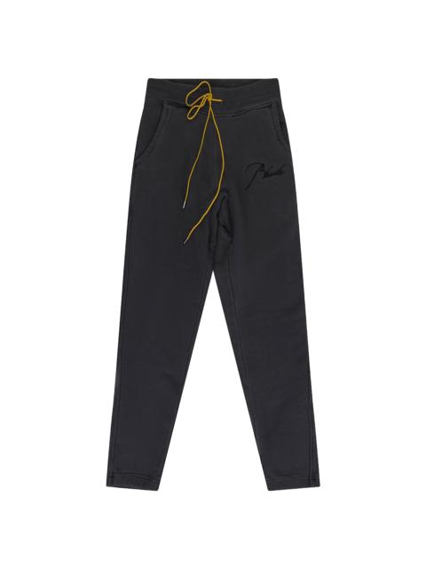 Rhude Script Logo Relaxed Sweatpants "Black" RHD MBTM 0235