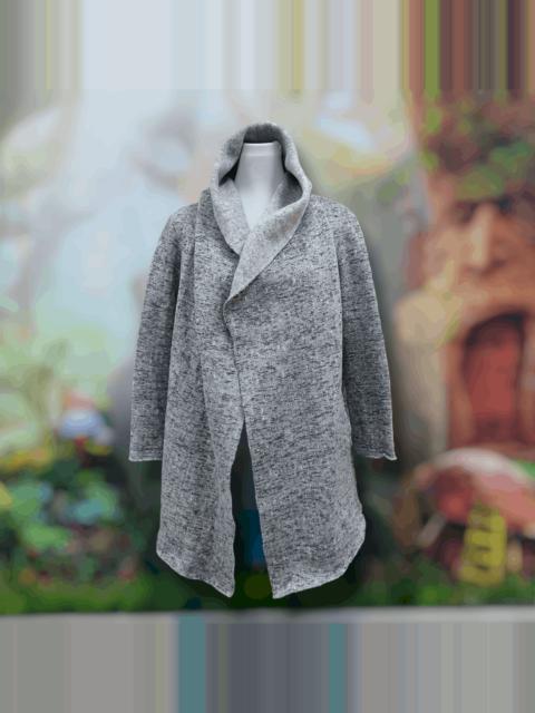 Other Designers 20471120 × Japanese Brand - RADIATE Wool Hooded Cardigan Wrap Blanket Jacket