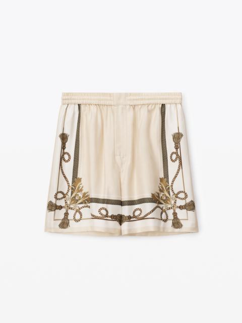 Alexander Wang Baroque boxer shorts in silk twill