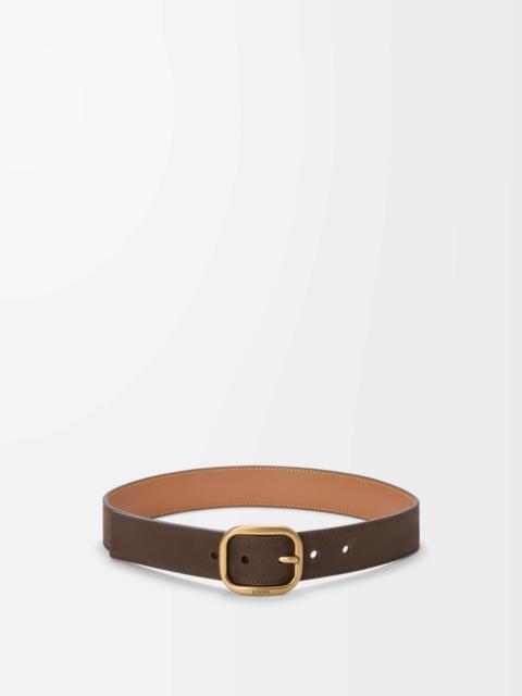 Loewe Rounded soft belt in nubuck