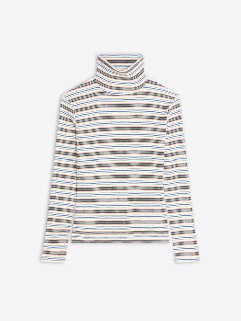 Dries Van Noten RIBBED COTTON TURTLENECK TEE