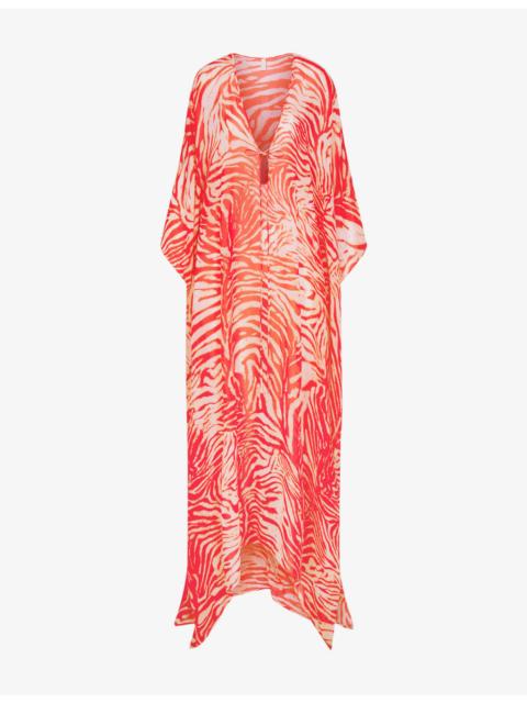 SKIMS Swim Cover-Ups Sheer Long Kaftan