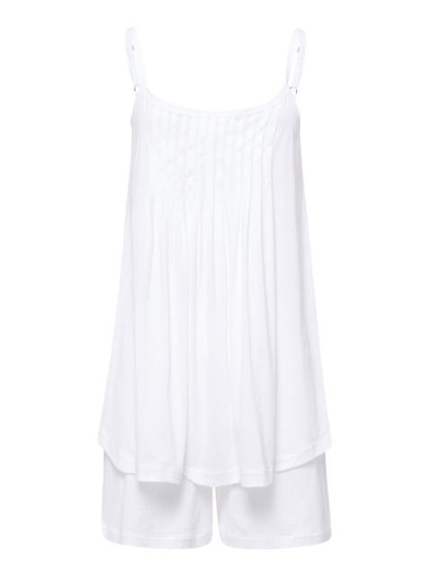 HANRO Juliet Pleated Cotton Pajama Set