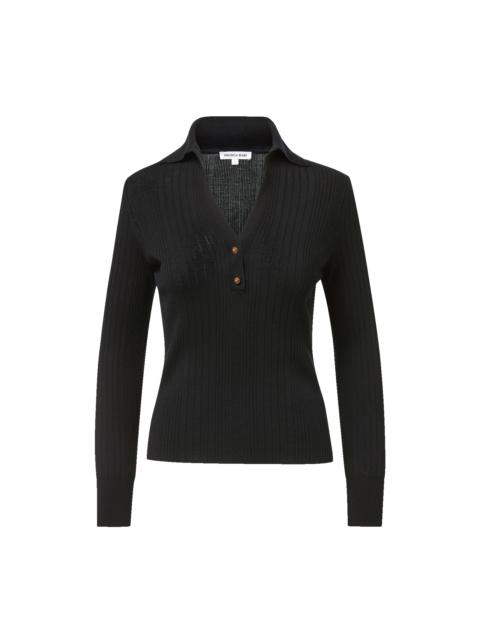 VERONICA BEARD ROUNI MERINO WOOL PULLOVER